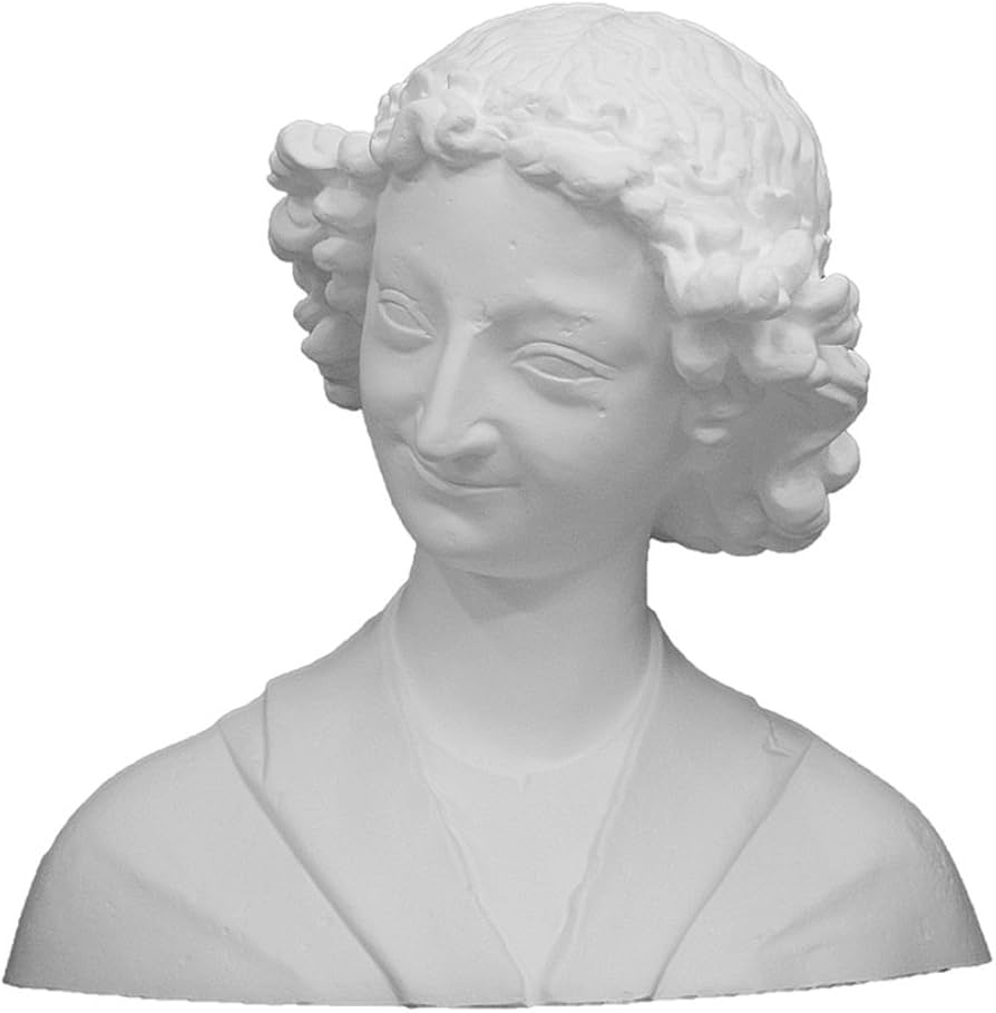 Amazon.co.jp: 石膏像 K－102 微笑みの天使胸像 H．56cm